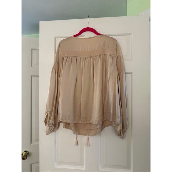 Flannel Australia Pink/Peach Silk Blouse - Picture 9 of 9